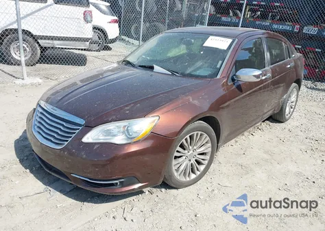 2012 Chrysler 200 Limited из США, поврежденный, VIN 1C3CCBCG1CN169609